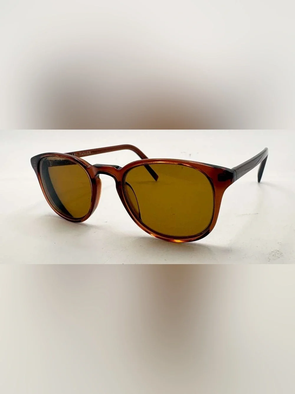 Warby Parker Downing 611 Brown Oval Sunglasses Frames Only